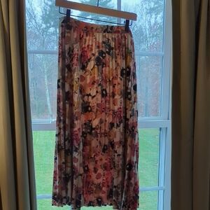 Maeve Multicolor Floral Midi Skirt